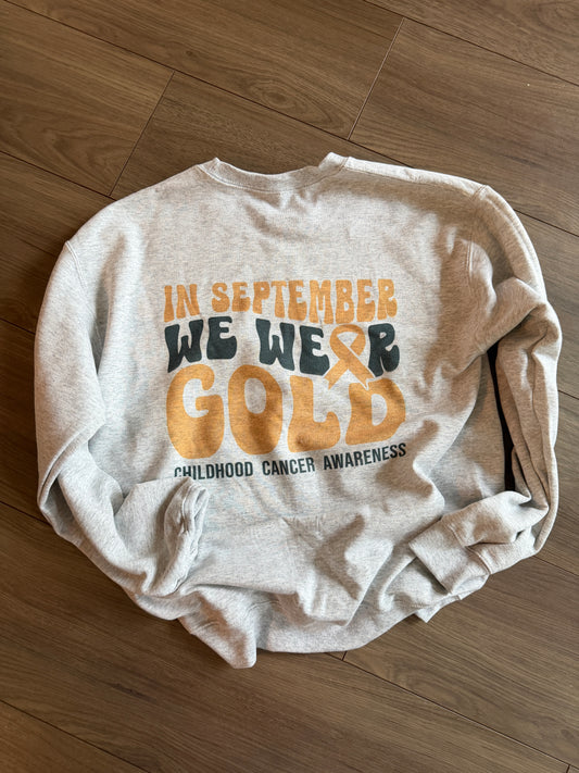 Childhood Cancer Awareness Bold Crew