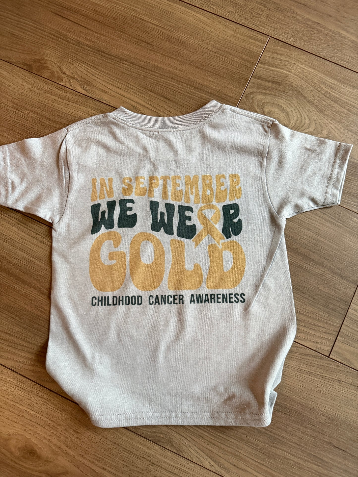 Childhood Cancer Awareness Bold Tee