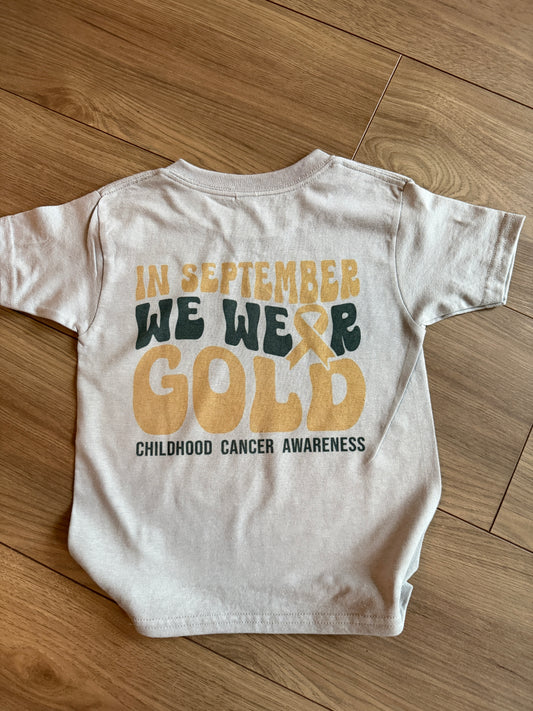 Youth Childhood Cancer Awareness Bold Tee