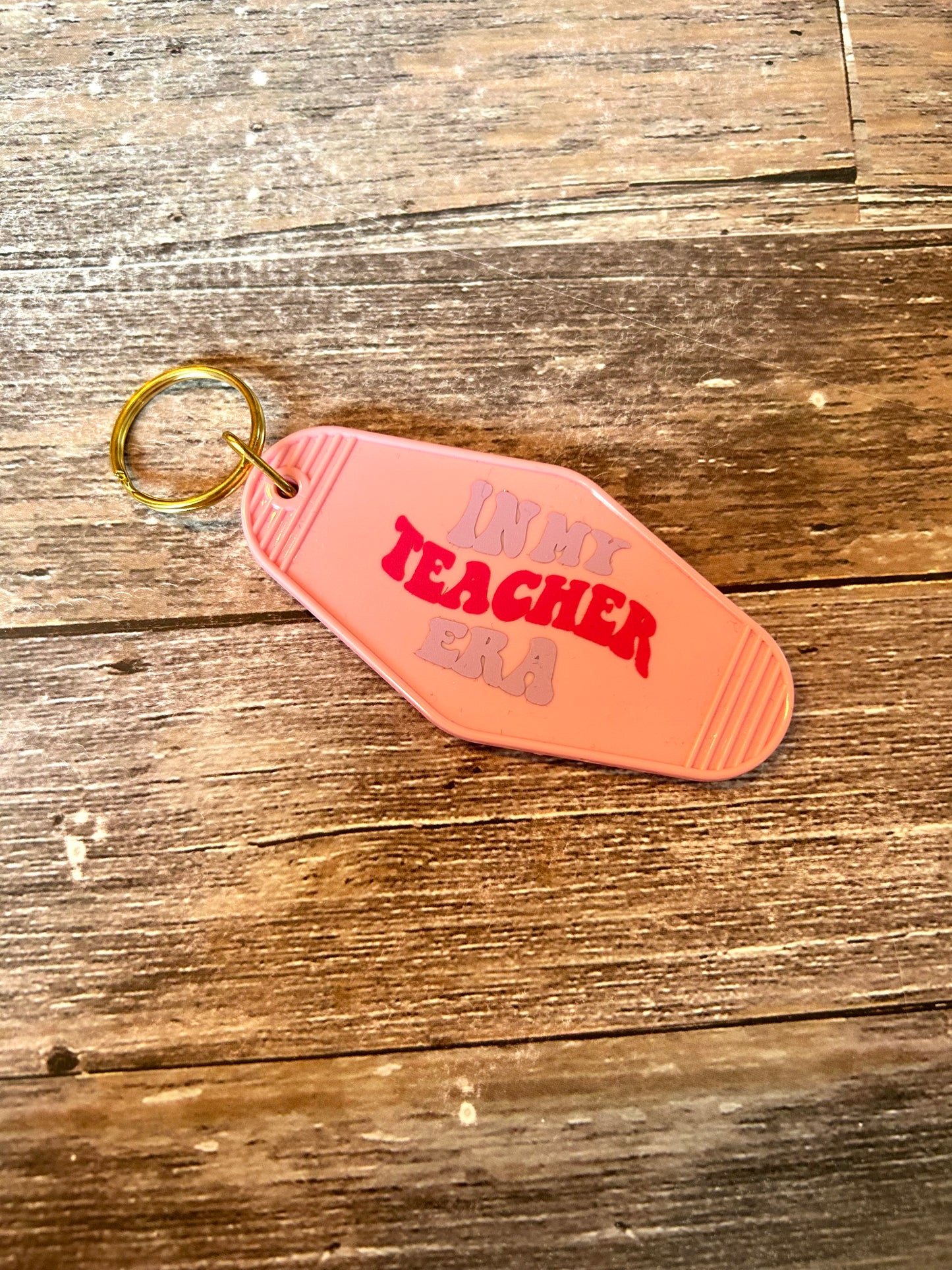 In My Teacher Era Motel Keychain