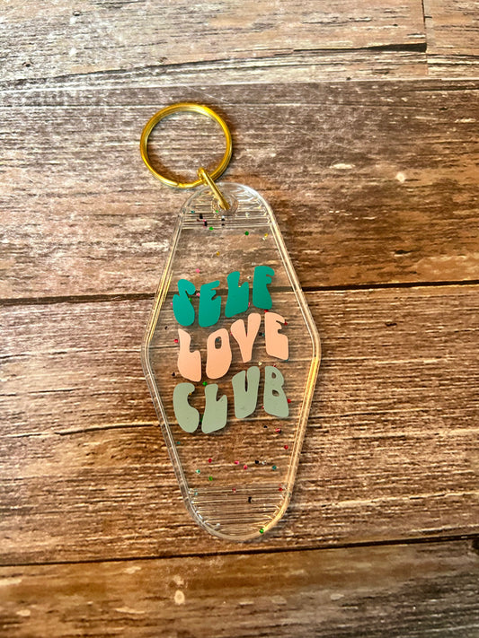 Self Love Club Motel Keychain