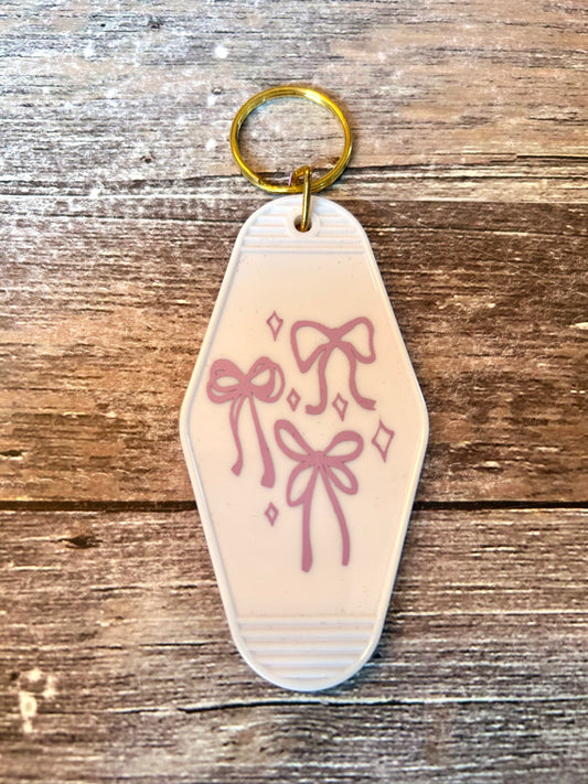 Bow Motel Keychain