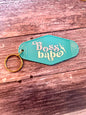 Boss Babe Motel Keychain